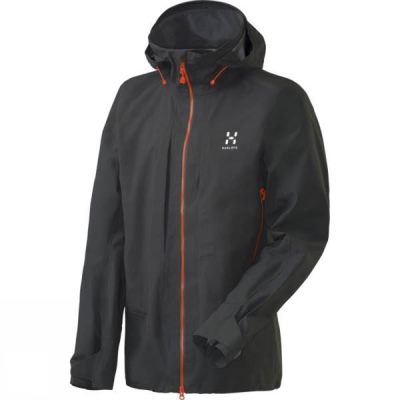 Chaquetas Haglofs Roc Hard Hombre Negras - Chile POM495026